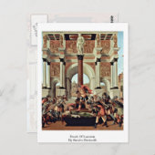 Carte Postale Décès De Lucretia Par Sandro Botticelli (Devant / Derrière)
