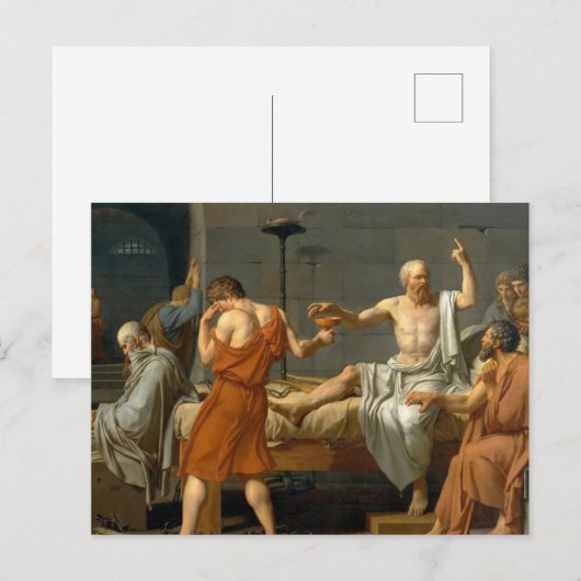 Carte Postale Décès De Socrates (Devant / Derrière)
