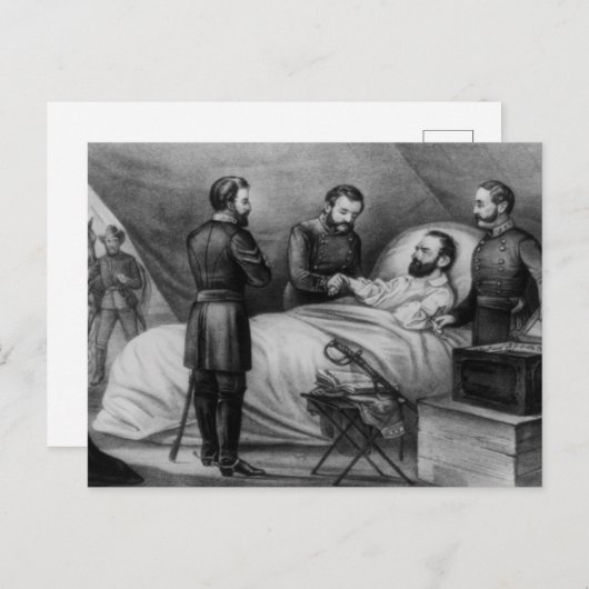 Carte Postale Décès de Stonewall Jackson (Devant / Derrière)