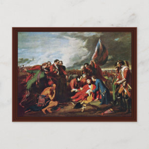 Carte Postale Décès Du Général Wolfe Par L'Ouest, Benjamin