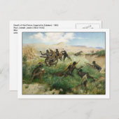 Carte Postale Décès du Prince Impérial par Paul Jamin (Devant / Derrière)