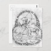 Carte Postale Décès final du cheval par Albrecht Durer (Devant / Derrière)