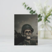 Carte postale Décès général (Debout devant)