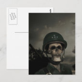 Carte postale Décès général (Devant / Derrière)