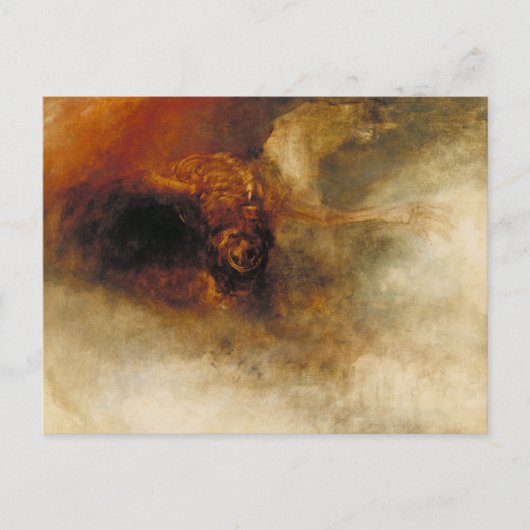 Carte Postale Décès sur un cheval pâle (Devant)