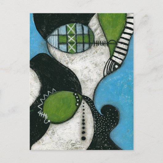 Carte postale d'écharpe d'hiver (Devant)