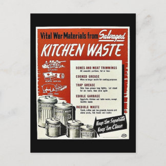 Carte Postale Déchets de cuisine