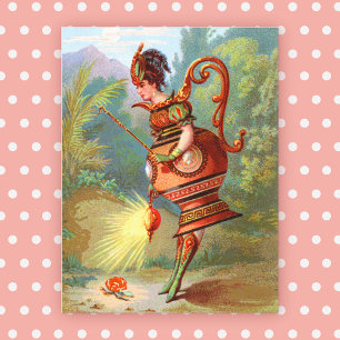 Carte Postale Déchets de Dish Déesse de la Nuit