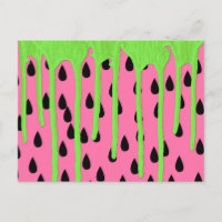 Déchets de peinture vert néon à pastèque funky