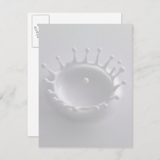 Carte Postale Déchirure de lait (Devant / Derrière)