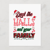 Carte Postale Deck Les Halls Pas Votre Famille (Devant)