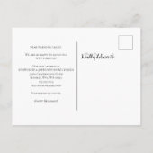 Carte Postale Deck New Halls Holiday Moving Faire-part (Dos)