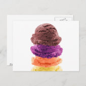 Carte Postale Déclaration de binge de crème glacée (Devant / Derrière)