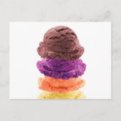 Carte Postale Déclaration de binge de crème glacée (Devant)