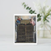 Carte Postale Déclaration des droits de l'homme et du citoyen (Debout devant)