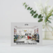 Carte Postale Déclaration d'indépendance (Debout devant)