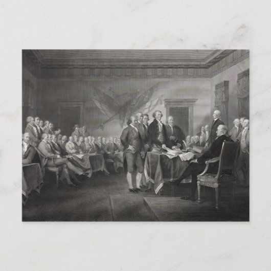 Carte Postale Déclaration d'indépendance (Devant)