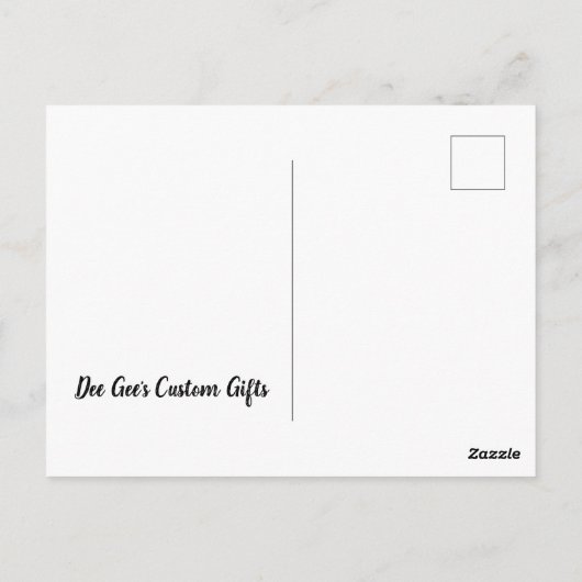 Carte Postale Déclaration d'indépendance (Dos)