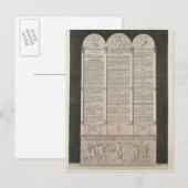 Carte Postale Déclaration française des droits de l'homme (Devant / Derrière)