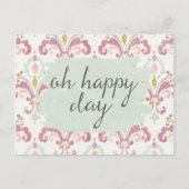 Carte Postale Déco douce VI | Oh Joyeux Jour (Devant)