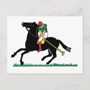 Carte Postale Déco Horse Polo