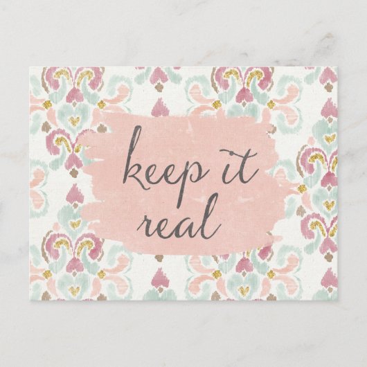 Carte Postale Deco mou III | le maintiennent vrai (Devant)