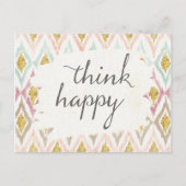 Carte Postale Deco mou V | pensent heureux (Devant)