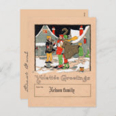 Carte postale Déco yuletide Noël (Devant / Derrière)