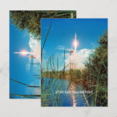 Carte Postale Décollage - Apollo, Projet de test Soyur, (Devant / Derrière)