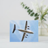 Carte Postale Décollage de l'avion (Debout devant)