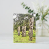 Carte Postale Décomposition des totempoles (Debout devant)