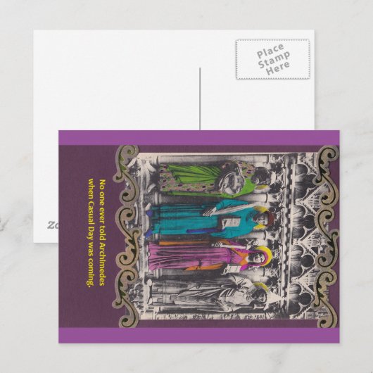 Carte postale décontracté jour (Devant / Derrière)