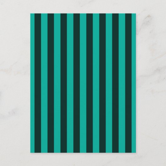 Carte Postale Décor à bandes verticales turquoise (Devant)