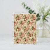 Carte Postale décor de fleurs / papier peint (Debout devant)