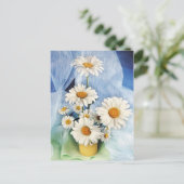Carte Postale Décor de pâquerette (Debout devant)