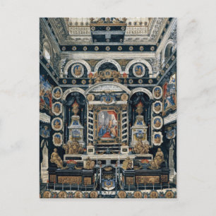 Carte Postale Décor funéraire à la mémoire d'Henri II