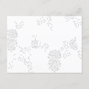 Carte Postale Décor, gris pâle