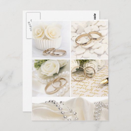 Carte Postale Décor mariage (Devant / Derrière)