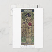 Carte Postale Décor Mur De Charles Rennie Mackintosh (Devant / Derrière)