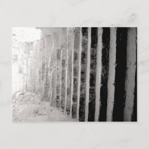 Carte Postale Décor noir et blanc Photographie Escalier