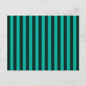 Carte Postale Décor Turquoise Vertical Stripes (Devant)