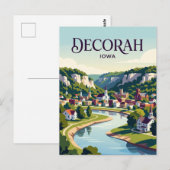 Carte Postale Decorah États-Unis (Devant / Derrière)