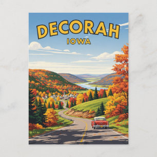 Carte Postale Decorah Iowa Travel