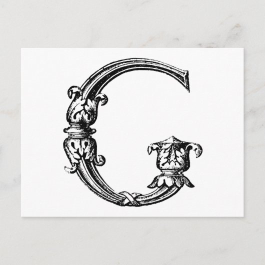 CARTE POSTALE DÉCORATIF G (Devant)