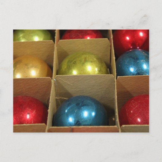 Carte postale Décoration Arbre de Noël (Devant)