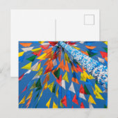 Carte Postale Décoration de drapeau triangulaire (Devant / Derrière)