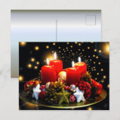 Carte Postale Décoration de la chemise de Noël (Devant / Derrière)