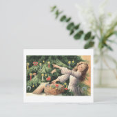 Carte Postale Décoration de l'arbre (Debout devant)