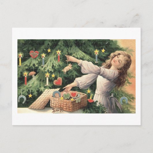 Carte Postale Décoration de l'arbre (Devant)