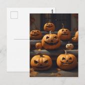 Carte Postale décoration d'halloween (Devant / Derrière)